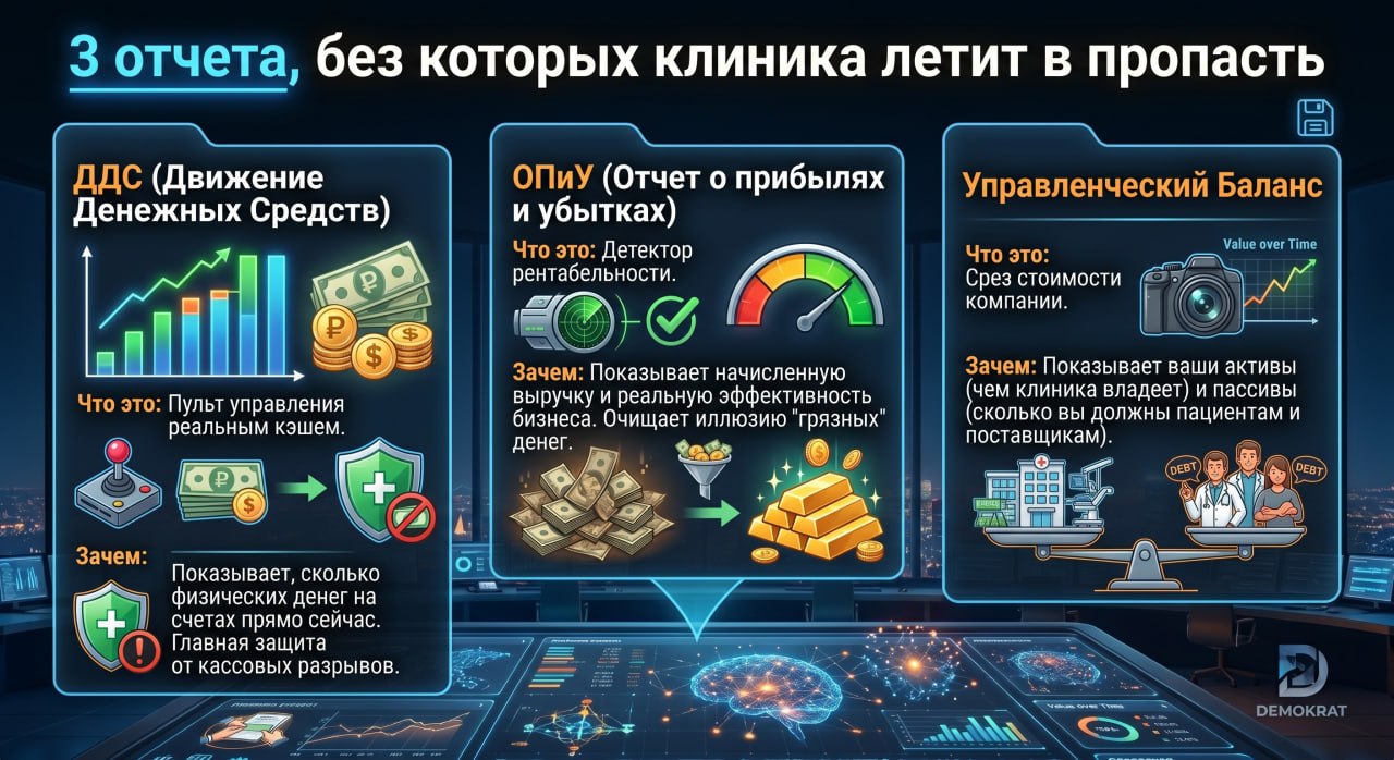 Важные для стоматологии отчеты