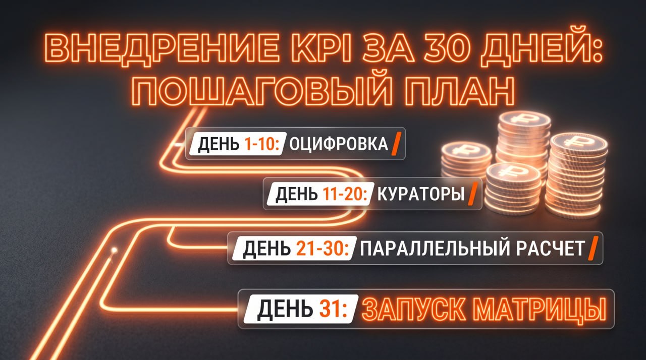 Внедрение KPI за 30 дней