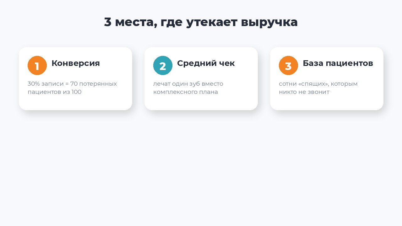 Три места, где в стоматологии утекает выручка