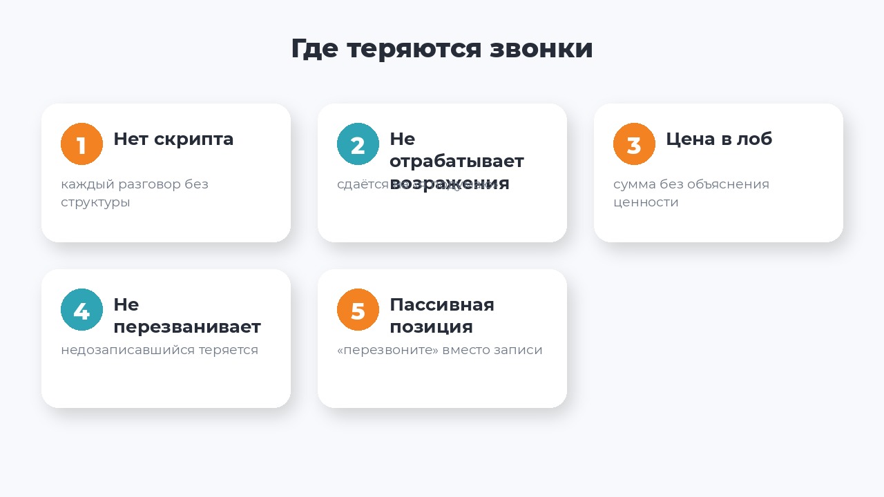 Причины потери звонков и заявок в стоматологической клинике